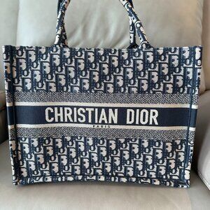 Authentic Dior Tote Medium Bag